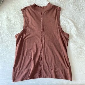 Anthropologie Mock Neck Top